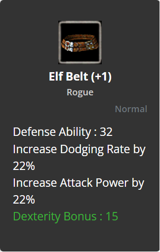 Elf Belt +1